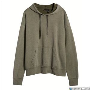 𝅺Zella Mens Green Atlas Vintage Wash Hoodie